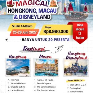 Travel Writing Angkatan 4  Magical Hongkong, Macau + Disneyland