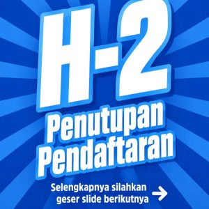 H-2 Penutupan Pendaftaran Pelatihan dan Lomba Menulis Cerpen dengan tema “Ayah dan Ibu”.