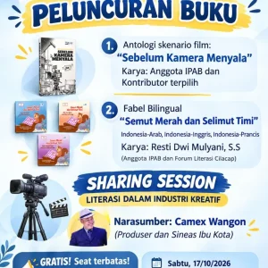 Peluncuran Buku & Sharing Session Literasi dalam Industri Kreatif